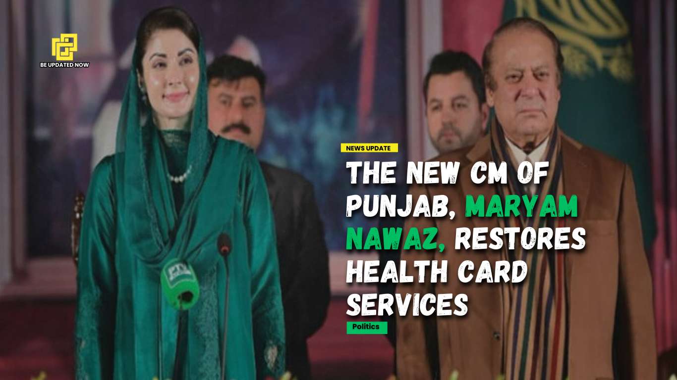 CM Maryam Nawaz Restores Health Card Services in Pakistan